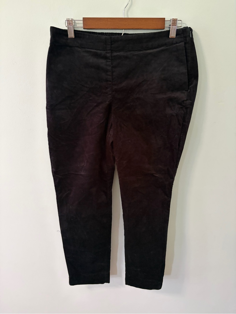 J. Jill Velvet Black Leggings